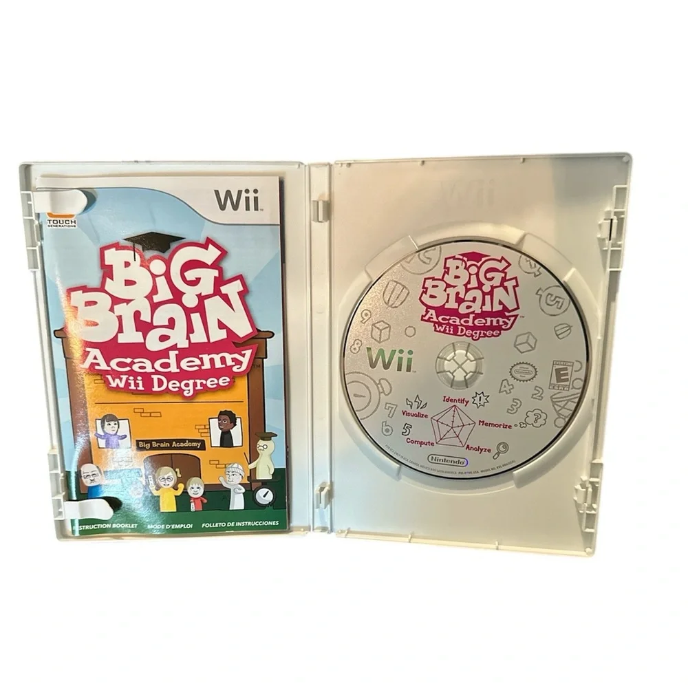 Nintendo Wii Big Brain Academy Video Game